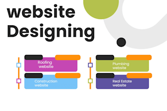 create plumber, handyman, roofing, construction,  hvac website design
