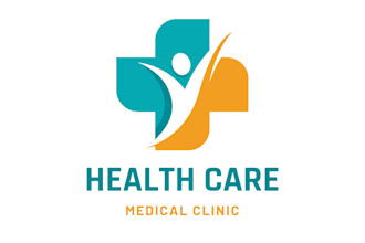 design health, dental, medical, hospital, pharmacy logo