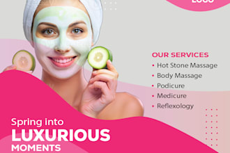 create spa, skincare, salon, cosmetic, beauty website