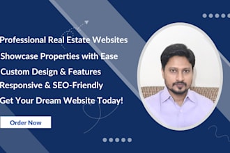 build a modern real estate website with advanced features