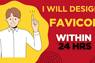 do awesome favicon logo in just 24hrs