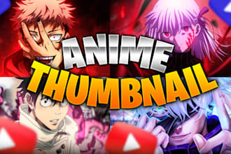 create manhwa or anime thumbnails for your video