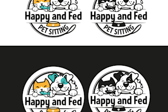design awesome pet sitting logo