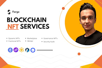 build nft smart contracts, marketplace, minter with solidity
