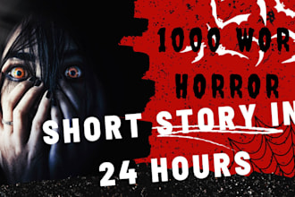 ghostwrite or write your horror, mystery or thriller story