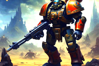 paint miniatures for warhammer 40k and age of sigmar