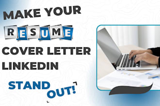 design professional resumes, cover letters, and optimize linkedin profiles