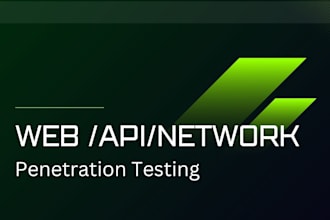 web , mobile , API and internal network penetration testing