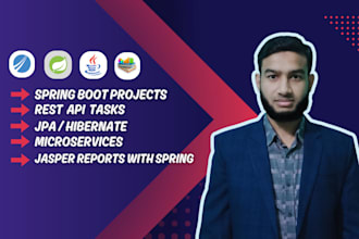 do java spring boot, rest API, spring jdbc, microservices projects
