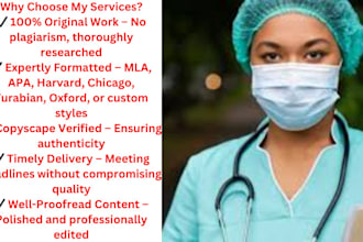 perfectly do nursing reflection, case studies, social care plans,