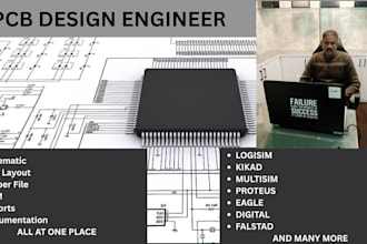 make pcb design pcb layout and circuit schematic