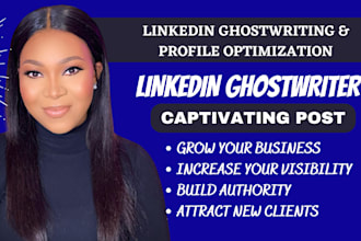 rewrite and optimize your linkedin profile to stand out, engagement, management