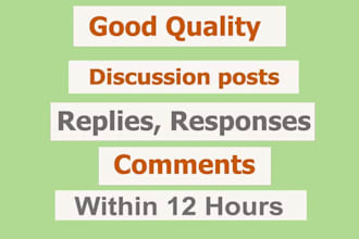 be your discussion and reflection assistant