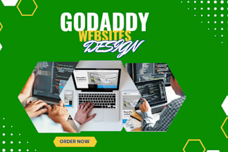 design a responsive godaddy business website