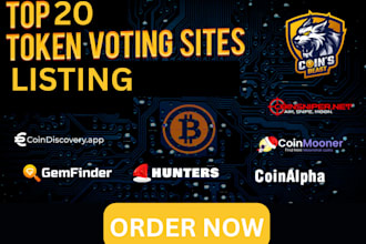 fast track token listing,on voting platforms