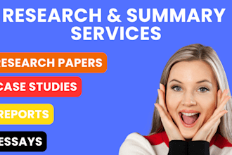 write urgent research projects, case study, business report, powerpoint slides