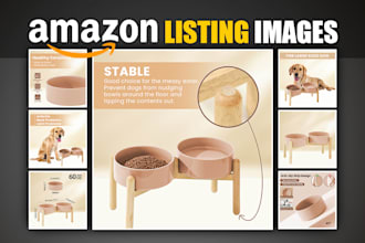 create amazon listing images, amazon infographic and product image design