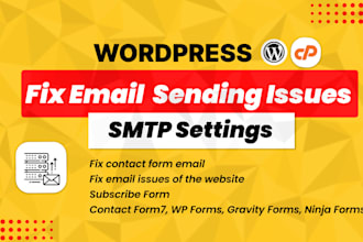fix wordpress email issues, wordpress SMTP, and contact form issues