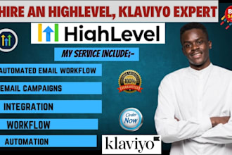 be gohighlevel workflow, klaviyo, zendesk gorgias CRM hubspot virtual assistant