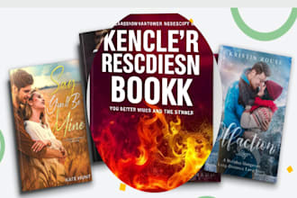 create best selling amazon KDP book cover design, kindle paperback, ebook cover