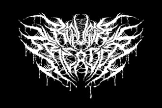 design logo metal band