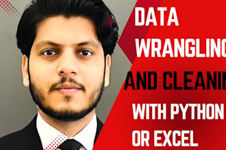 clean, wrangle, and visualize your data using python and excel