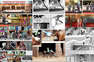 draw graphic novel page comic book strip comic book artist and storyboard artist