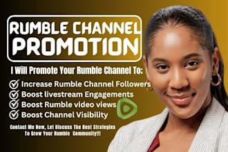 do rumble video promotion boost rumble channel followers and rumble video views