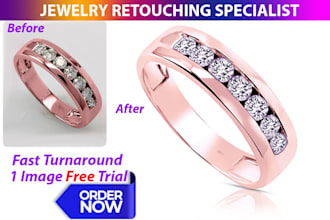 retouch jewelry images and photos with expert retouching and editing