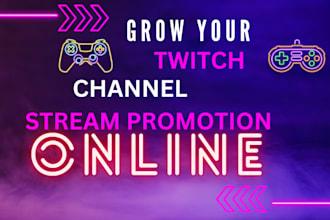 organically promote and bring the live viewers to your twitch channel