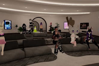build custom vrchat world 3d environment design vrc world vrchat club pc quest
