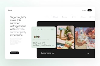 design event party rental ticketing event conference website