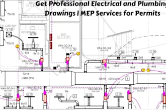 do mep design, architectural engineering, hvac, electrical layout design