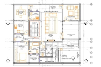 make floor plan, drawings, house permit, blueprint in autocad