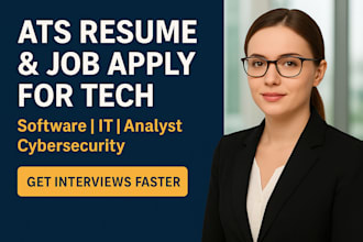 do an effective ats resume, search and apply for IT, software, tech, analyst job
