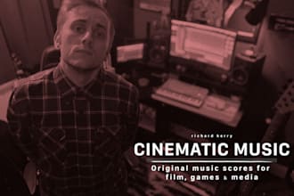 compose an original cinematic score for film, games or media