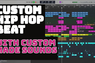 produce a high quality hip hop beat tailored to your style