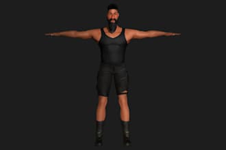 3d character design,3d stylized model,nsfw, vrchat,3d portrait cartoon character