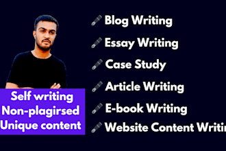 write unique article or blog content and humanize ai content