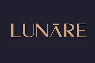 create luxury hand drawn line art logo design