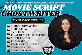 do screenwriting, screenplay, comedy script, movie script writing, script writer