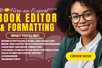 be your book editor, book formatting, children book and novel editor, proofread
