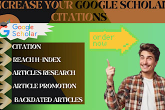 increase your google scholar citation article researchgate