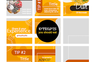 create a carousel design for linkedin, instagram in 24 hours