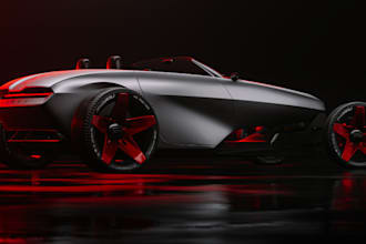 create livery park for fivem,3d car visualization, game rc car,gta5 ped simulate