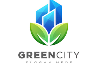 do natural, modern, organic, green logo design