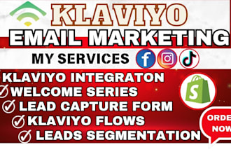 do klaviyo email marketing klaviyo email flows SMS flows shopify sales marketing