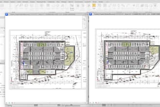 do architectural permit drawing set in revit and  autocad