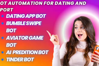 ai prediction bot, aviator bot, bumble swipe bot, dating app bot, tinder bot