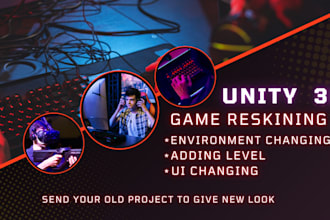 professionally reskin your unity 3d game with custom UI